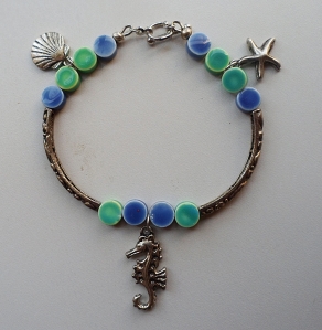 sea charms ankle bracelet